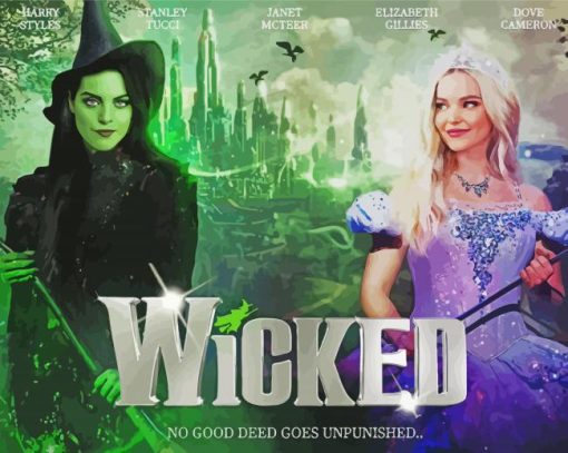 Wicked Movie paint by number