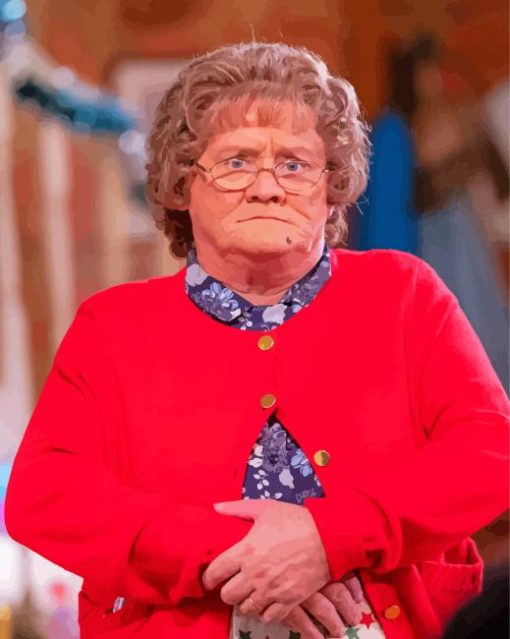 Aesthetic Mrs Brown paint by numbers
