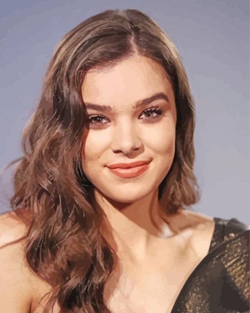 Beautiful Hailee Steinfeld paint by numbers