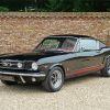 black 66 ford mustang paint by number