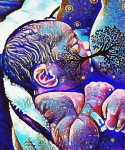 tree of life breastfeeding paint by number