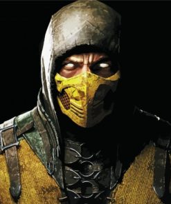 Mortal Kombat paint by numbers