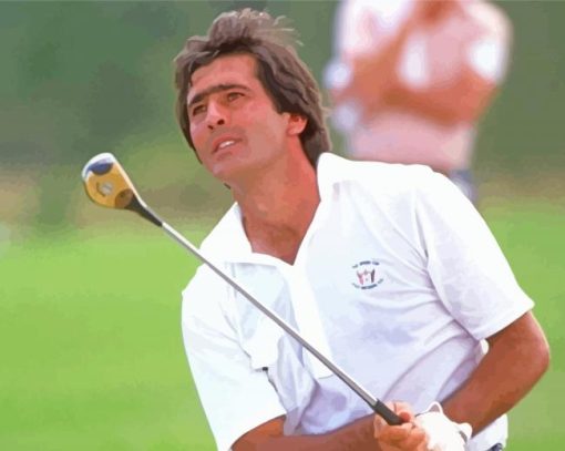 The Golfer Severiano Ballesteros paint by numbers