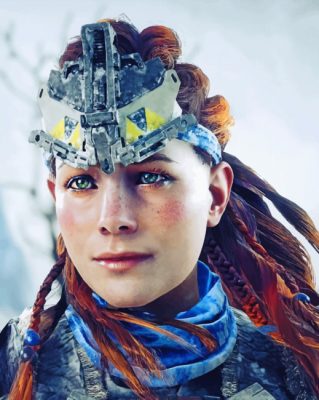 Aloy Horizon paint by numbers