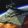 Star destroyer Ship Art paint by numbers