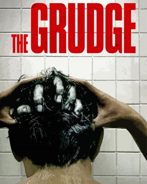 The Grudge movie poster paint by number