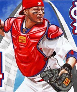 Yadier Molina Art paint by number