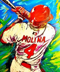 Yadier Molina paint by number