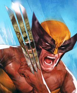 Wolverine Illustration paint by numbers