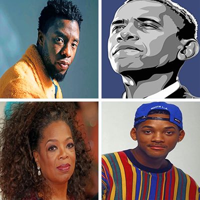 black celebrities paint by numbers