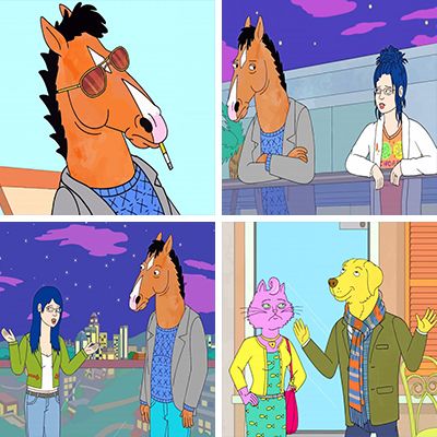 Bojack paint by numbers