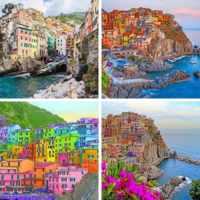 Cinque Terre paint by numbers
