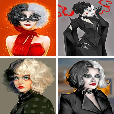 Cruella paint by numbers