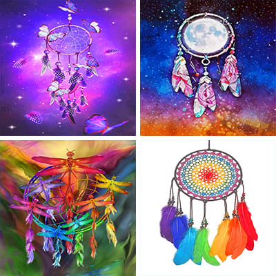 dream catchers paint by numbers