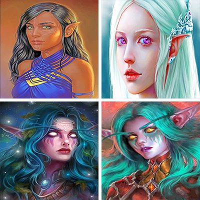 elf paint by numbers