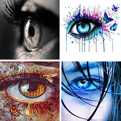 eyes paint by numbers