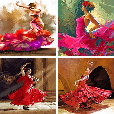 Flamenco Paint by Numbers