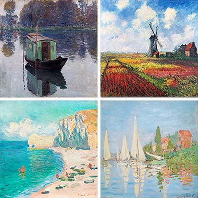 impressionism paint by numbers