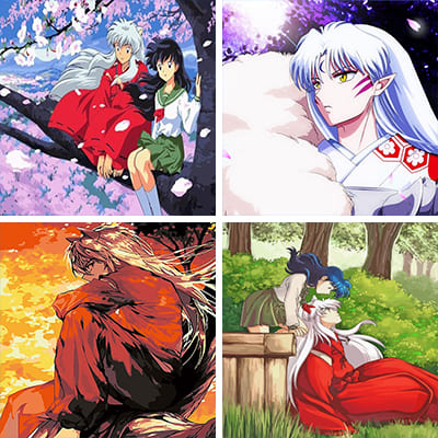 inuyasha paint by numbers