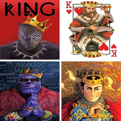 king paint by numbers