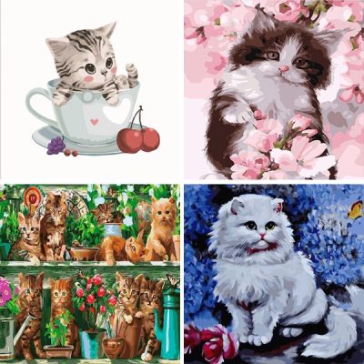 kittens paint by numbers