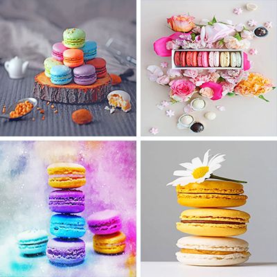 macaroons paint by numbers