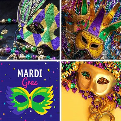 mardi gras paint by numbers