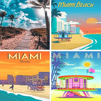 Miami Paint by numbers