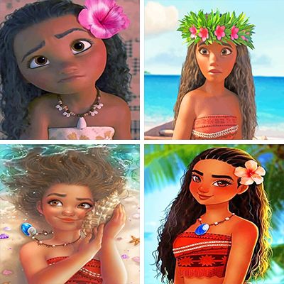 moana paint by numbers