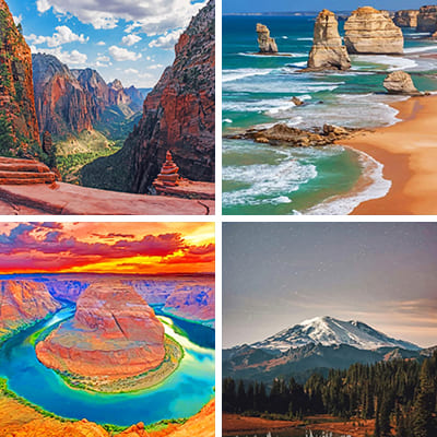 national parks paint by numbers