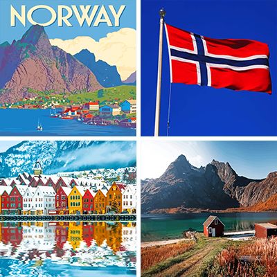 norway paint by numbers