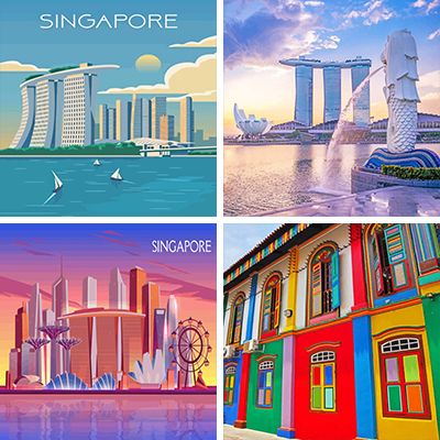 Singapore paint by numbers