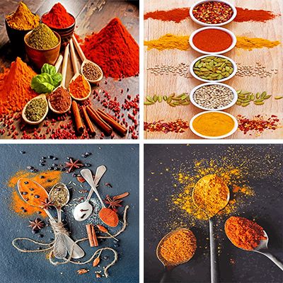 spices paint by numbers