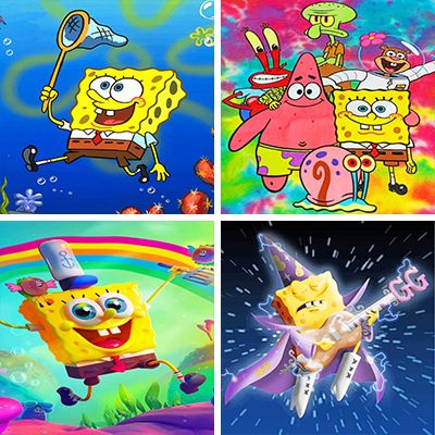 squarepants paint by numbers