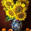 Aestthetic Sunflowers paint by numbers