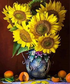 Aestthetic Sunflowers paint by numbers