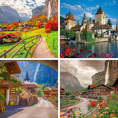 switzerland paint by numbers