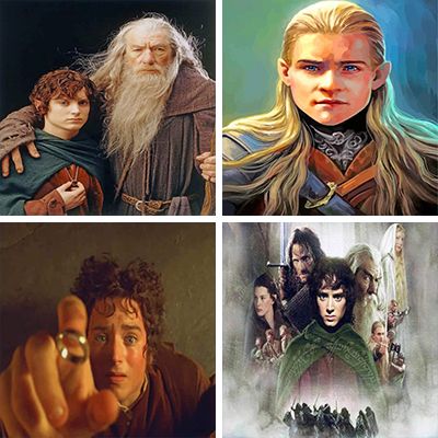 The lord of the rings paint by numbers