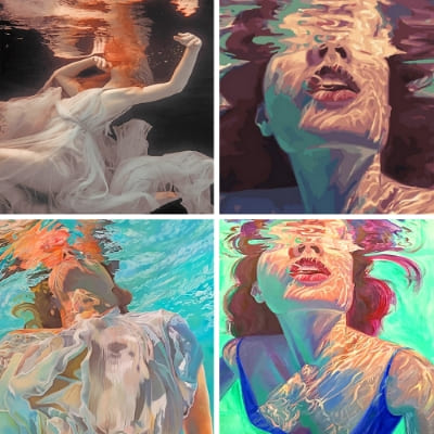underwater paint by numbers