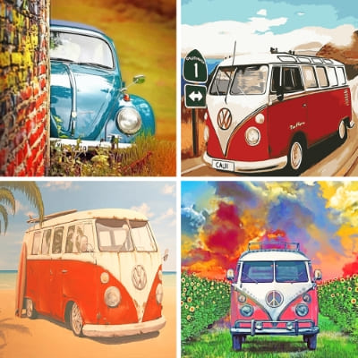 Volkswagen paint by numbers