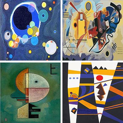 Wassily Kandinsky paint by numbers