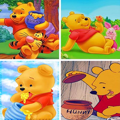 Winnie Th Pooh Paint by numbers