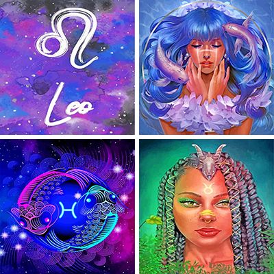 zodiac signs - Paint by numbers - Painting By Numbers