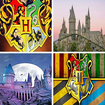 Hogwarts paint by numbers