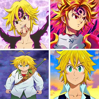 Meliodas paint by numbers