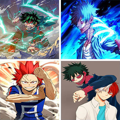 mha paint by numbers
