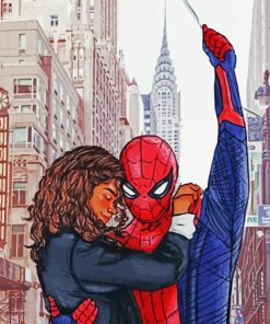 Tom Holland And Zendaya paint by numbers