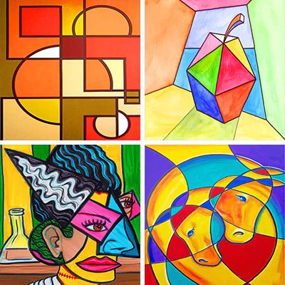 cubist paint by numbers