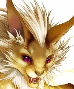 Jolteon Art paint by numbers