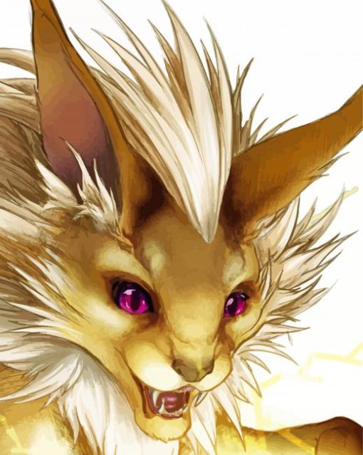 Jolteon Art paint by numbers